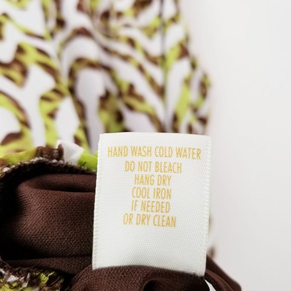 Adiva Blouse Leopard Print Pleated Sleeveless sz S - Picture 9 of 10